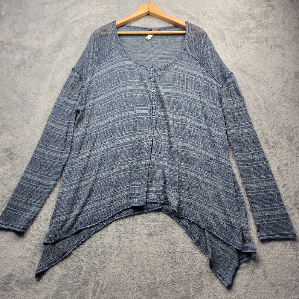 We the Free Womens Blouse Size Large Striped